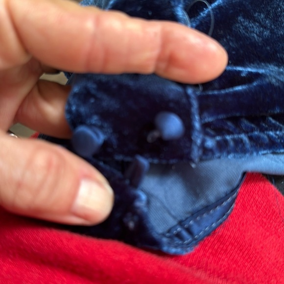 FREE PEOPLE Jill's Sequin Swing Velvet Dress in Blue Combo  Sz: XS - Picture 8 of 16